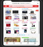 红色的手机移动端访京东商城APP页面模板模板